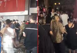 Beyoğlu’nda rapçi Poizi konserinde tekmeli yumruklu kavga kamerada; polis müdahale etti