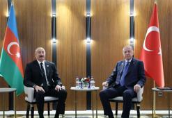 Cumhurbaşkanı Erdoğan, Azerbaycan Cumhurbaşkanı Aliyev ile görüştü