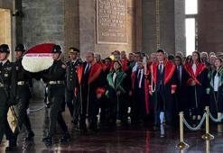 Yargıtay üyelerinden adli yıl açılışında Anıtkabir'e ziyaret