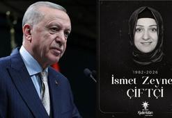 Cumhurbaşkanı Erdoğan’dan vefat eden AK Parti Kadın Kolları MKYK Üyesi Çiftçi için taziye mesajı