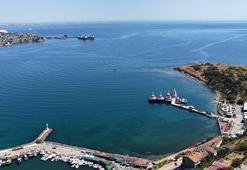 Marmaraereğlisi Limanı'nda ekiplerin bekleyişi havadan görüntülendi