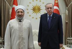 Cumhurbaşkanı Erdoğan, Diyanet İşleri Başkanı Arpaguş'u kabul etti