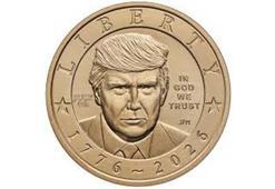 ABD'de Trump portreli 1 dolarlık madeni para basıldı