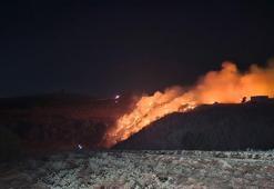 Adana'da çöplük alanda yangın