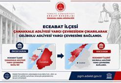 Eceabat ilçesi, Gelibolu Adliyesi yargı çevresine bağlandı