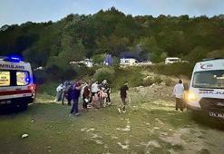Bartın'da patpat devrildi: 1'i ağır 8 yaralı