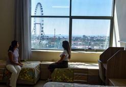 Deniz manzaralı, 5 yıldızlı otel konforlu yurt