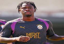 Galatasaray’da El Chadaille Bitshiabu ilk antrenmanına çıktı