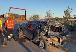 Kuzey Marmara Otoyolu'nda TIR hafif ticari araca çarptı: 1'i çocuk, 5 yaralı