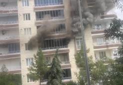 Apartmandaki yangında 3 çocuk, 6 kişi dumandan etkilendi