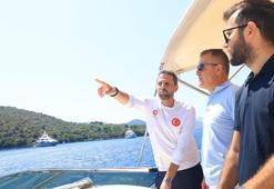 Vali İdris Akbıyık, Fethiye Körfezi’nde incelemelerde bulundu