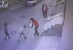 Küçükçekmece'de 1'i çocuk 2 kişinin yaralandığı silahlı kavga kamerada