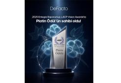 DeFacto’nun 2025 Entegre Raporuna LACP Vision Awards’tan Platin Ödül