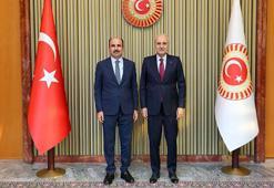 TBMM Başkanı Kurtulmuş, Dünya Belediyeler Birliği Başkanı Altay'ı kabul etti