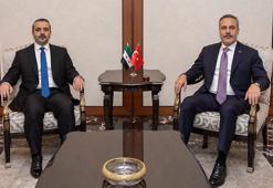 Bakan Fidan, Suriyeli mevkidaşı Şeybani'yi kabul etti