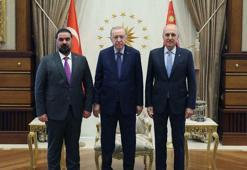 Cumhurbaşkanı Erdoğan, Irak Meclis Başkanı Halbusi'yi kabul etti