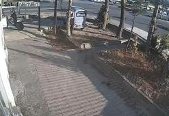 Karabük’te otomobilin çarptığı yaya ağır yaralandı; kaza anı kamerada