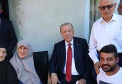 Cumhurbaşkanı Erdoğan, Rize'de komşularını ziyaret etti