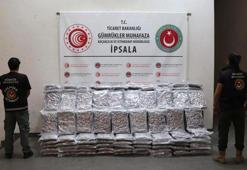 Edirne'de gümrük kapılarında 147 kilo esrar ve 27 kilo kokain ele geçirildi