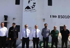 KKTC Başbakanı Üstel, Girne açıklarındaki arama çalışmalarını inceledi