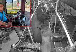 Otobüste fenalaşan yolcuyu güzergahını değiştirip hastaneye yetiştirdi