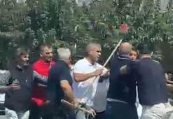 Sokakta taşlı sopalı kavga; 3 yaralı