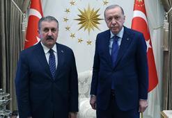 Cumhurbaşkanı Erdoğan, BBP Genel Başkanı Destici'yi kabul etti