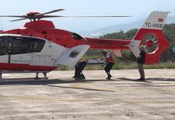 Nişan için geldiği Bolu’da fenalaştı, ambulans helikopterle Antalya’ya sevk edildi