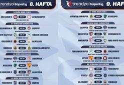 TFF, Süper Lig’de ilk yarının programını açıkladı