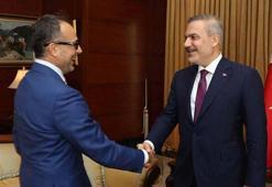Bakan Fidan, TÜRKPA Genel Sekreteri Hasan'ı kabul etti