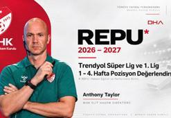 TFF, MHK Elit Hakem Direktörü Anthony Taylor’ın hakem kararları analizi yayımladı