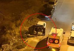 Gece yarısı kornası takılı kalan otomobil, mahalleyi ayağa kaldırdı