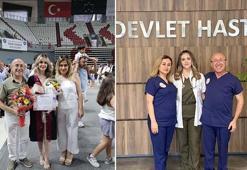 Anne ve babasının görev yaptığı hastaneye doktor olan Eylül: Küçüklüğümden beri kafama koymuştum