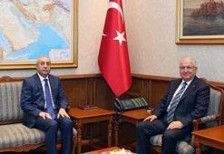 Bakan Güler, FAO Genel Direktörlüğüne aday gösterilen Mehdi Eker ile bir araya geldi