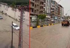 Hatay'da sağanak nedeniyle yollar göle döndü
