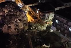 Küçükçekmece'de yıkım sırasında binanın bir bölümü çöktü: 3 yaralı