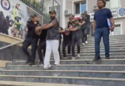 Kağıthane'de servis araçlarını ateşe veren 9 şüpheli tutuklandı