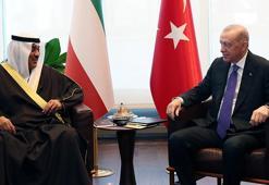 Cumhurbaşkanı Erdoğan, Kuveyt Veliaht Prensi el-Sabah ile bir araya geldi