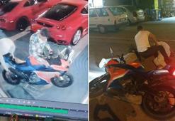 Ankara’da motosiklet hırsızlığı kamerada; 2 tutuklama