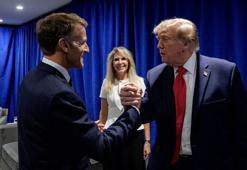 Fransa Cumhurbaşkanı Macron, ABD Başkanı Trump ile New York'ta bir araya geldi
