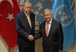 Cumhurbaşkanı Erdoğan, BM Genel Sekreteri Guterres ile bir araya geldi