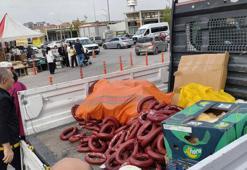 Malatya'da yöresel ürün fuarında 230 kilo sucuk ve 150 kilo peynire el konuldu