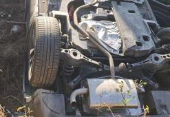 Bursa'da kontrolden çıkan otomobil dere yatağına düştü: 5 yaralı