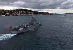 Preveze Deniz Zaferi’nin 488’inci yıl dönümünde İstanbul Boğazı’nda 15 gemiyle geçit töreni