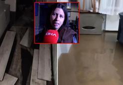 Sultangazi’de bodrum katlarını su bastı; ağlayarak yetkililerden yardım istedi