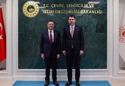 Bakan Kurum, Çekmeköy Belediye Başkanı Çerkez'i kabul etti