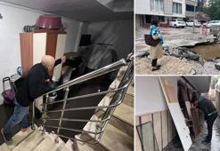 Ankara'da sağanak sonrası rögar taştı; binaların giriş ve bodrum katlarını su bastı