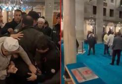 Eyüpsultan Camii’nde çıkan kavgada silahla havaya ateş açan şüpheli yakalandı