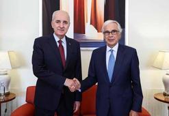TBMM Başkanı Kurtulmuş, Portekiz'de mevkidaşı Aguiar-Branco ile görüştü