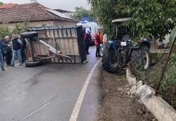 Balıkesir’de traktör römorku devrildi: 23 yaralı